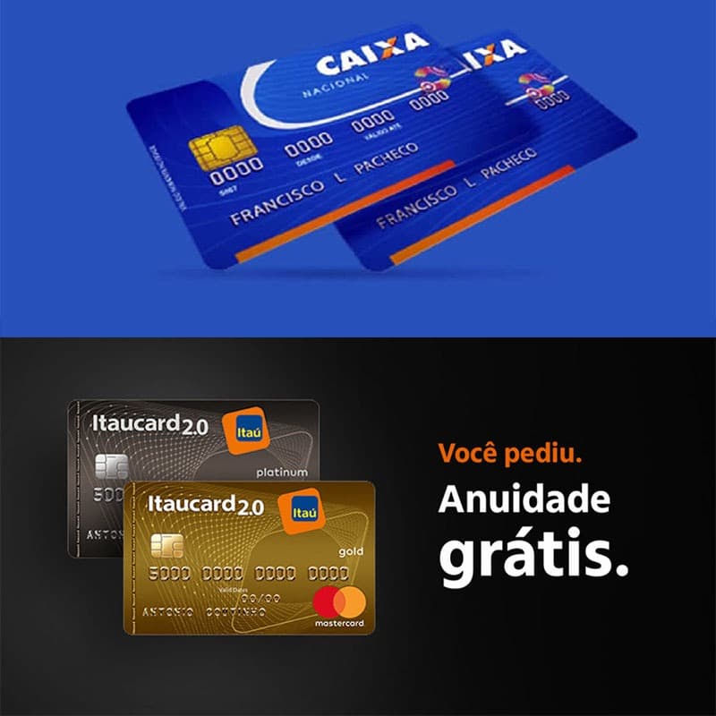 Itaú x Caixa – Qual melhor cartão de crédito?